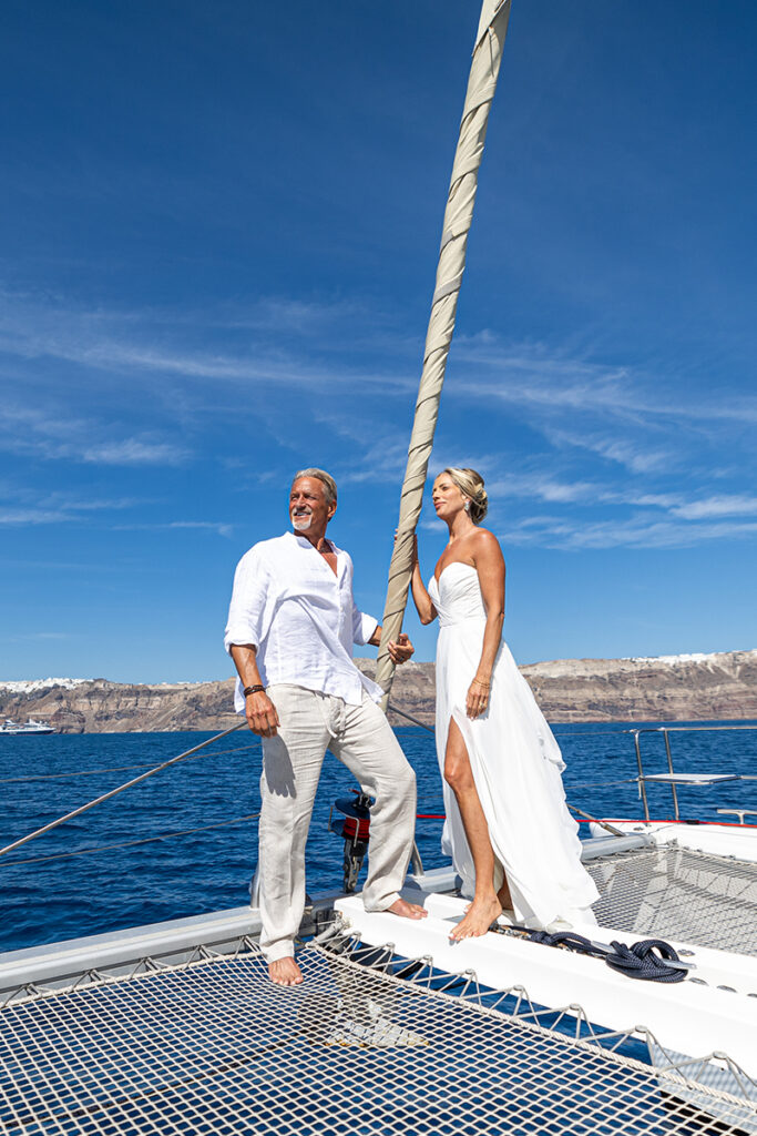Santorini semi private cruise
